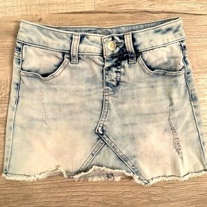 3/$15 💟 Justice Girls Jean Skirt Shorts Size 7